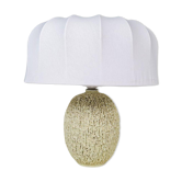Large modernist mid-century table lamp "Chamotte" Gunnar Nylund Rörstrand, Sweden