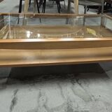 Glass coffee table