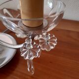 Pair of old table lamps with stamps