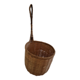 Vintage woven wicker pan