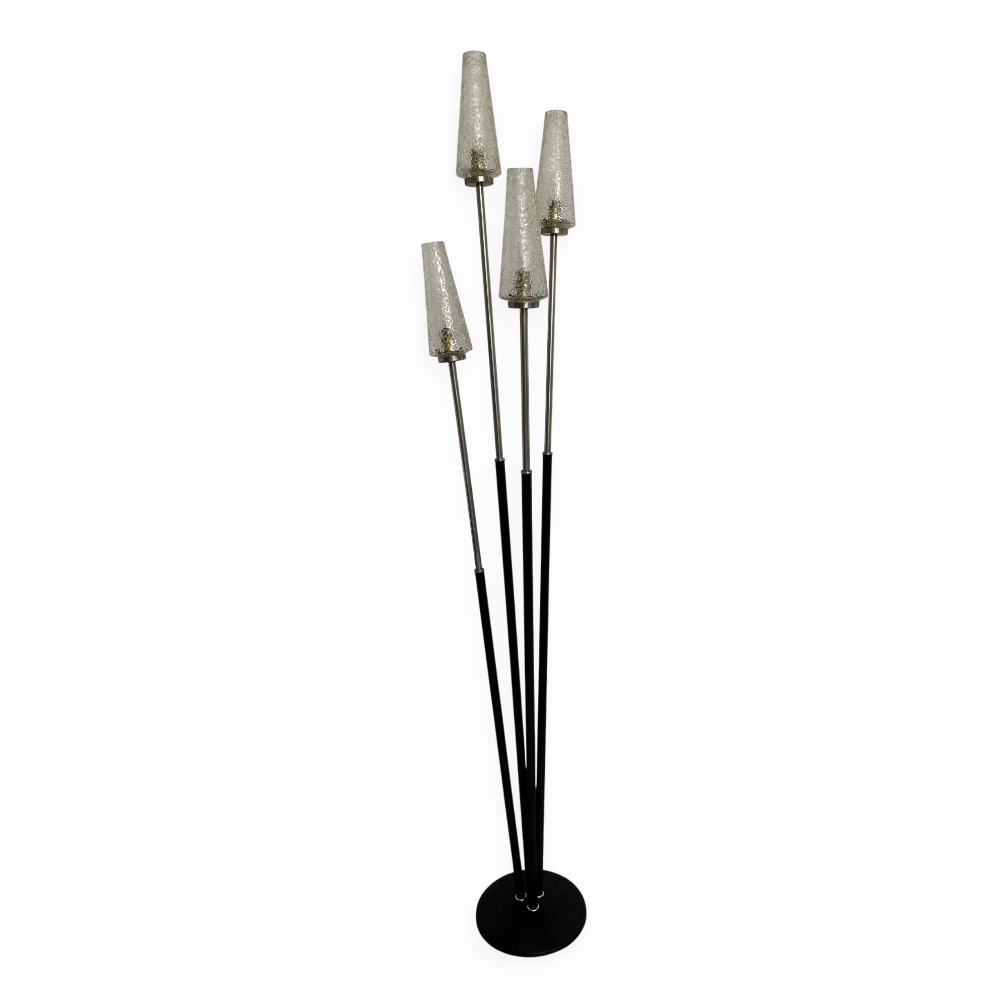 Lampadaire 4 feux design italien vers 1950