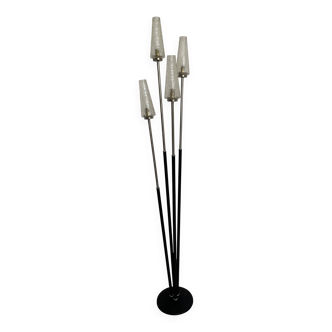 4-light floor lamp, Italian design, circa 1950