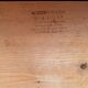 Old grey green high chest of drawers H160