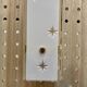 Paire d'appliques verre Design scandinave 1960.