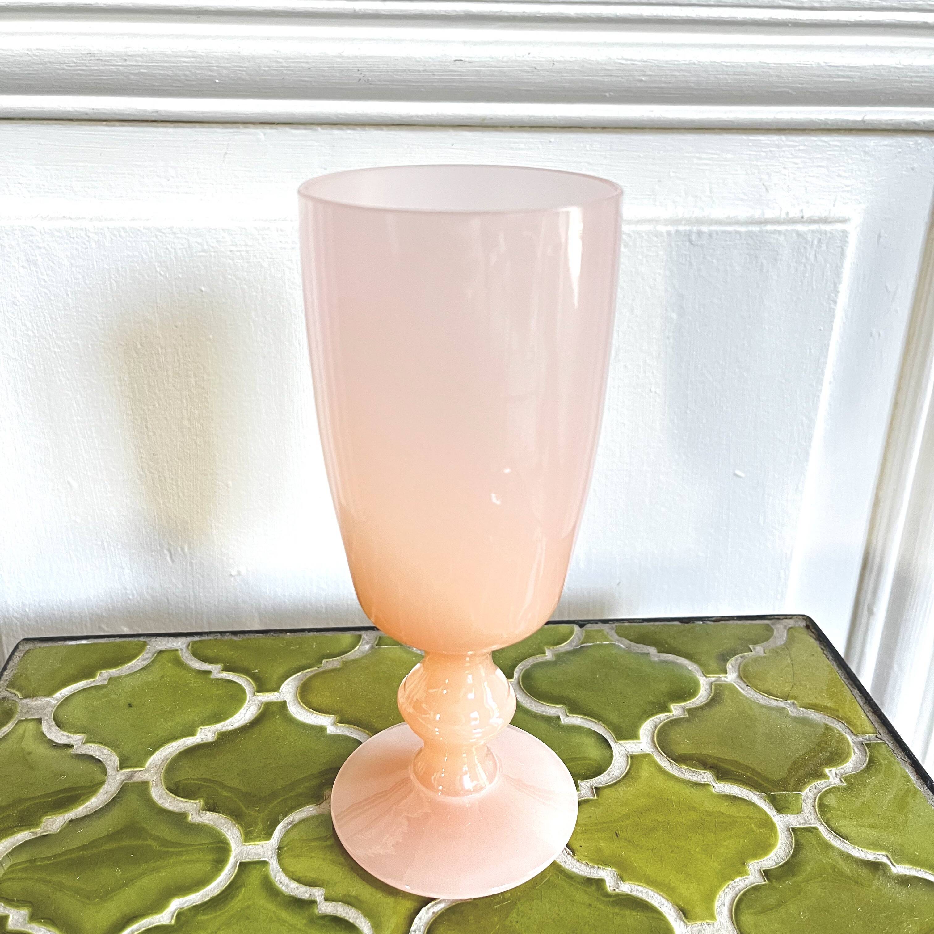 Pink opaline vase