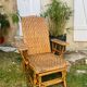 Chaise longue en rotin. 1910