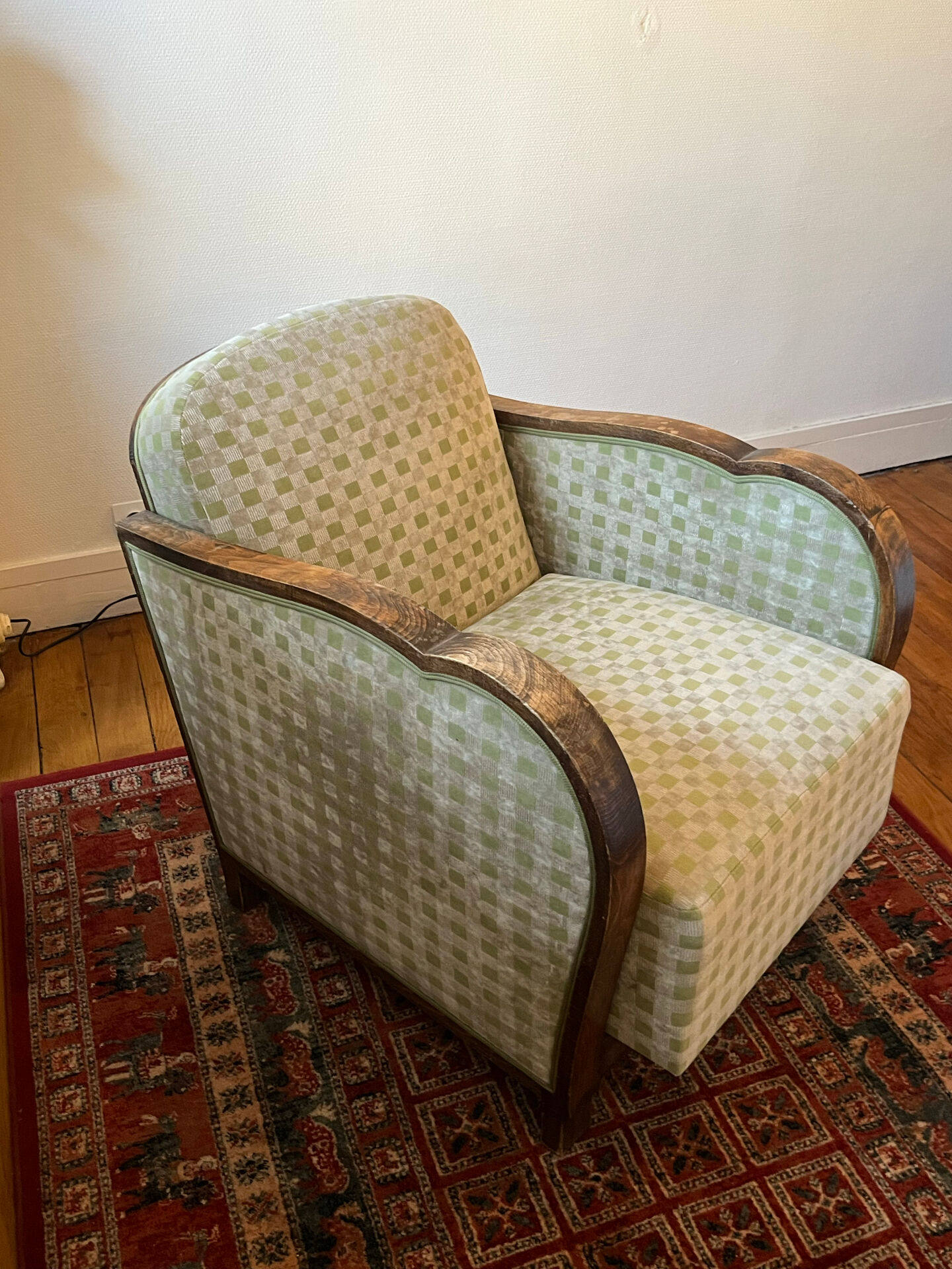 Fauteuil, style, art déco