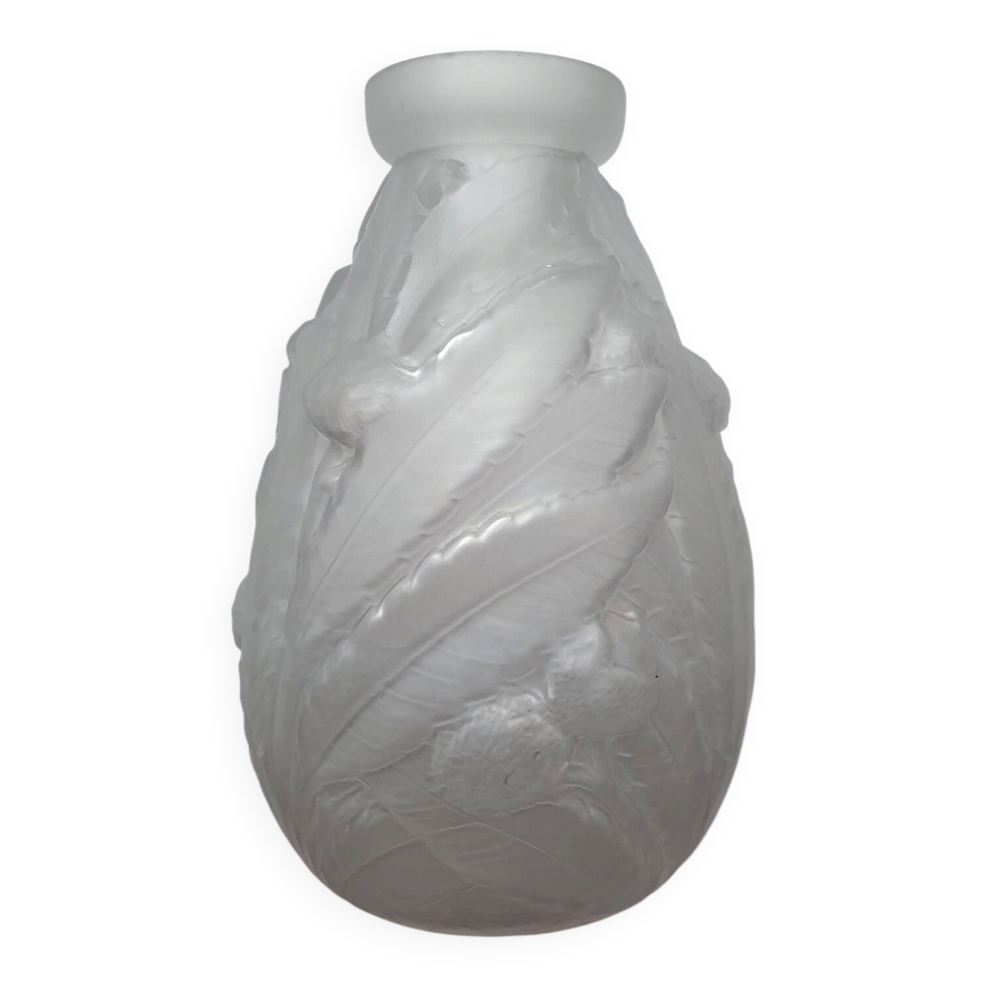 Polished glass vase Etaleune - Chestnut