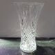 Old vase crystal carved decoration chisled vintage decoration