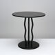 Postmodern metal table circa 1980