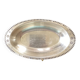 Silver metal basket dimension: height -5cm- width -34cm- depth -20cm-