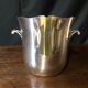 Silver metal ercuis champagne bucket