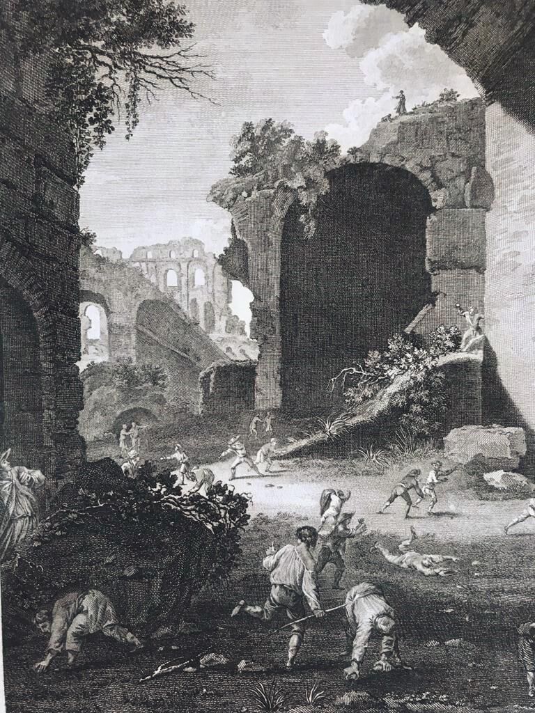 Pieter Van Laer, The Children, engraving, eighteenth century