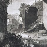 Pieter Van Laer, The Children, engraving, eighteenth century