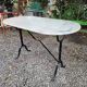 Table de bistrot dessus marbre