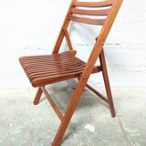 Vintage wooden folding chair