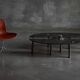 Thomas Serruys iron brutalist coffee table, Belgium, 2019