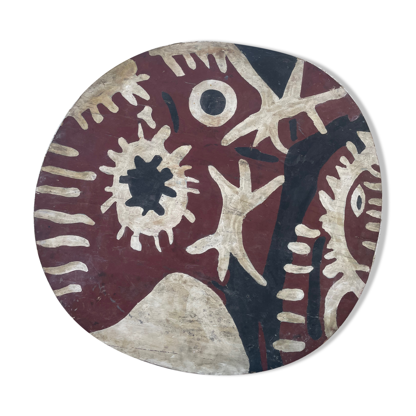 Large panel ethnic art African twentieth century