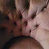 Vintage velvet armchair