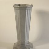 Painted metal Art Deco vase