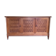 Vintage 1960s oak and oak marquetry sideboard