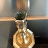 Vintage bronze candle holder