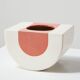 Rare Kua vase by Ettore Sottsass for Cedit Italy 1968