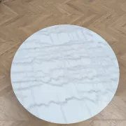 AKA Wattenheimer coffee table from the 1960s, marble and aluminium cast.