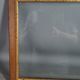Old frame oak gilded stucco wood + glass 37.5x30 foliage 33x25.9 cm sb