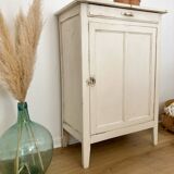 Antique patinated jam cupboard