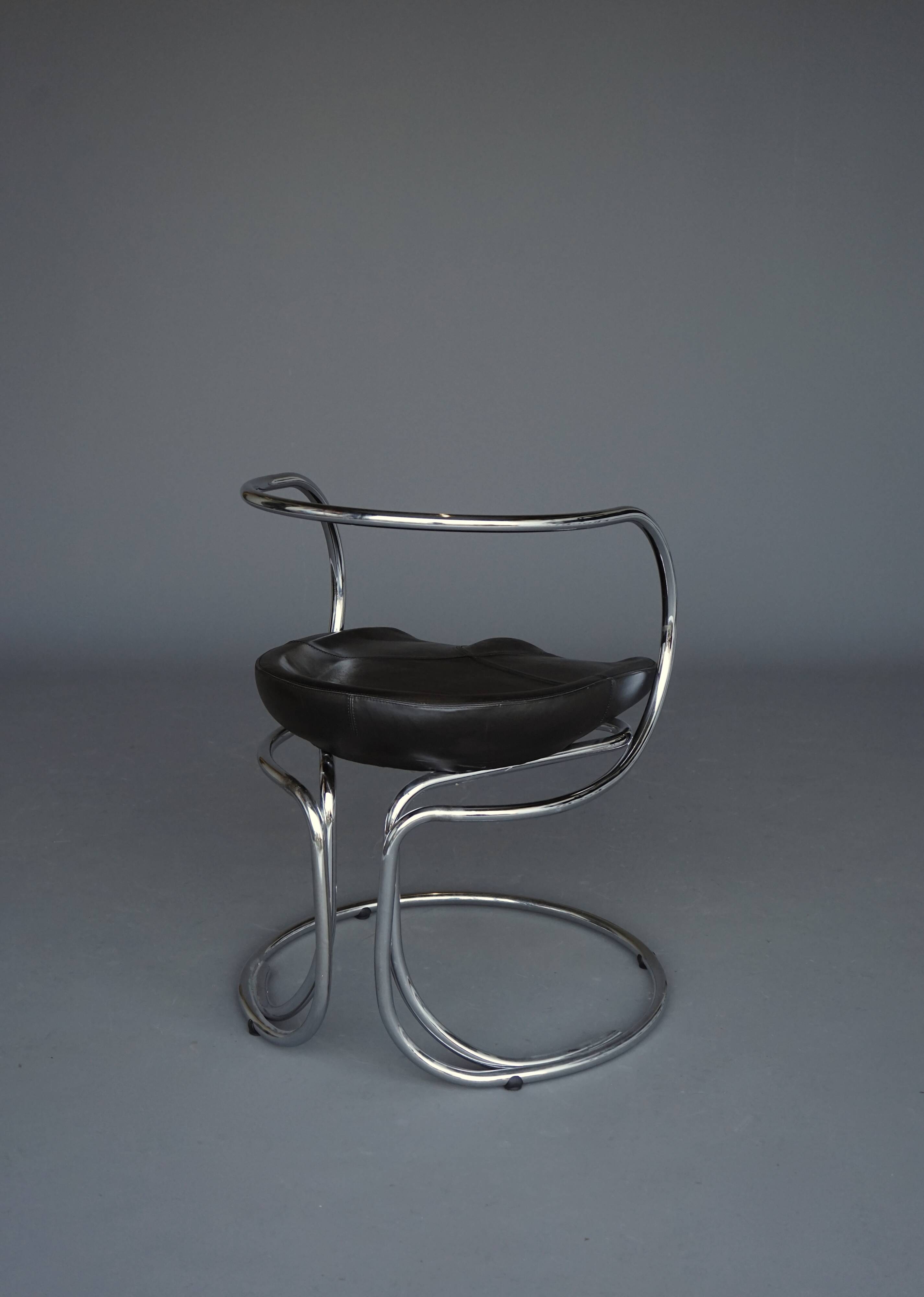 Rare Tatlin chair by Vladimir Tatlin for Nikol Italy, 1970s