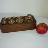 Box of 14 weights for Roman scale