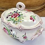Old Lunéville oval vegetable tureen, street light model