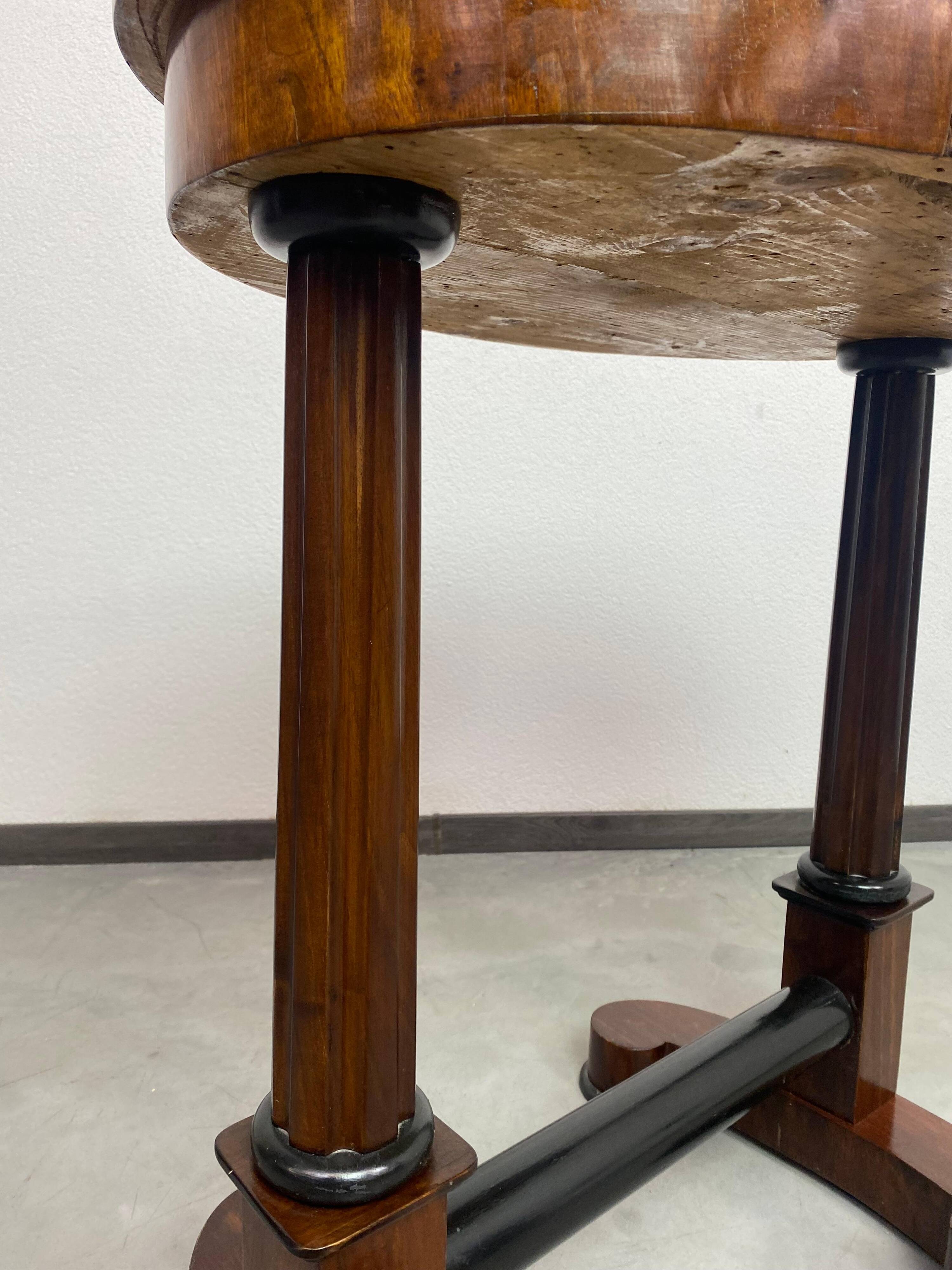Biedermeier side table from the 19th century