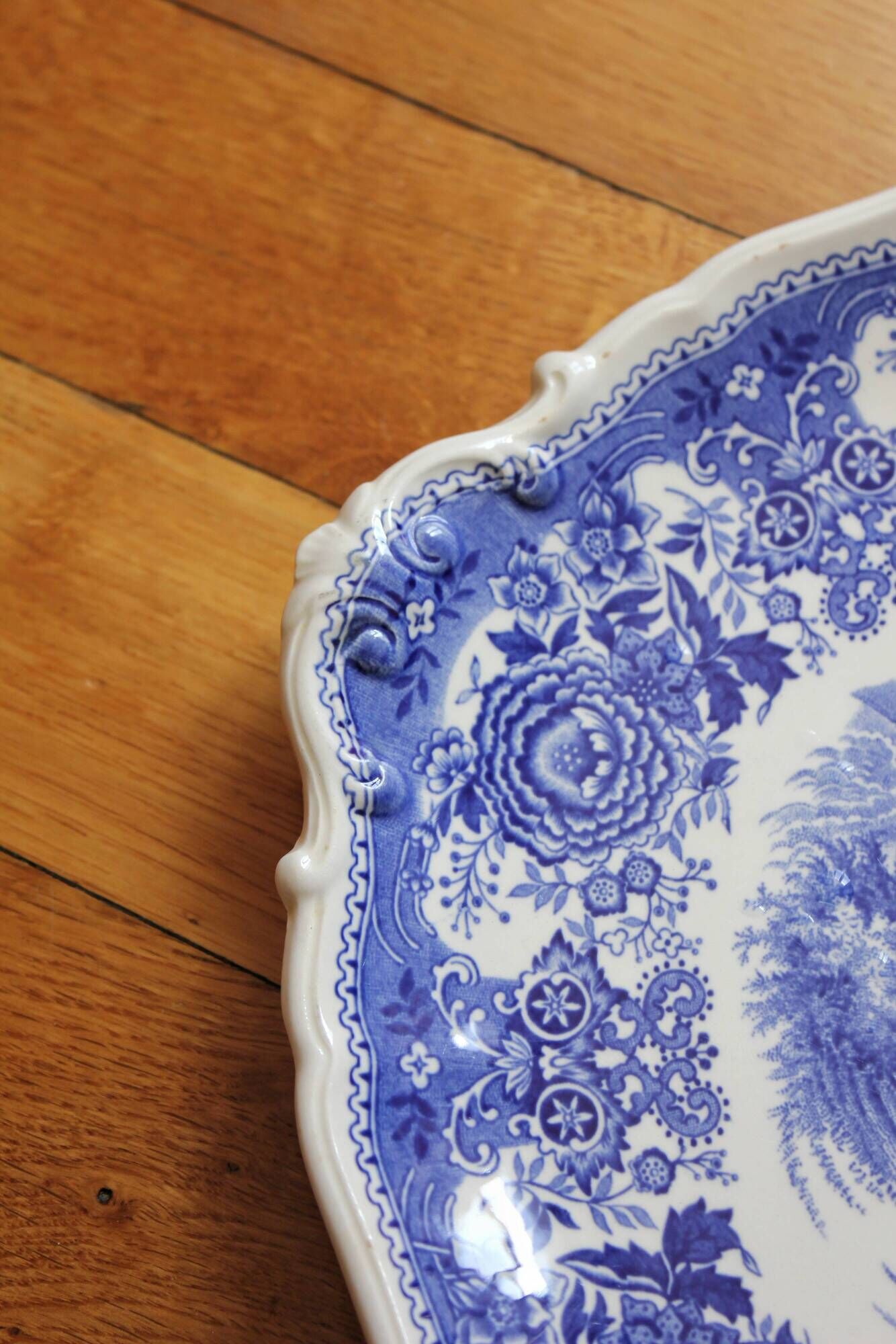 Round dish in earthenware "Burgenland" Villeroy and vintage Boch