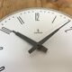 Grey Industrial Factory Wall Clock from Siemens, 1970s