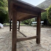 Old Normandy farmhouse table in solid wood – 19th / early 20th century