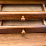 XXth pine cylinder desk