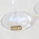 Set of 3 wine glasses, crystal