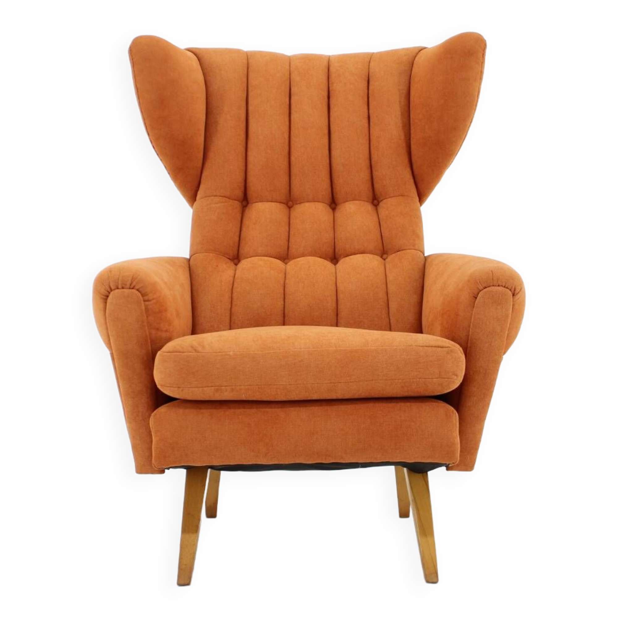 1960s Wing Chair, Czechoslovakia