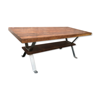 Table basse scandinave en palissandre, années 70