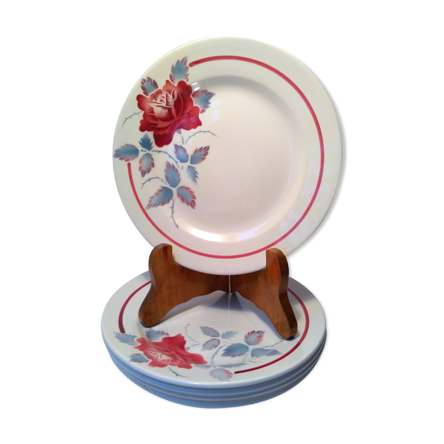 5 plates Digoin Sarreguemines