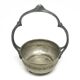 Sugar bowl, Eclecticism, silver-plated brass, tin, Poland, 1930s