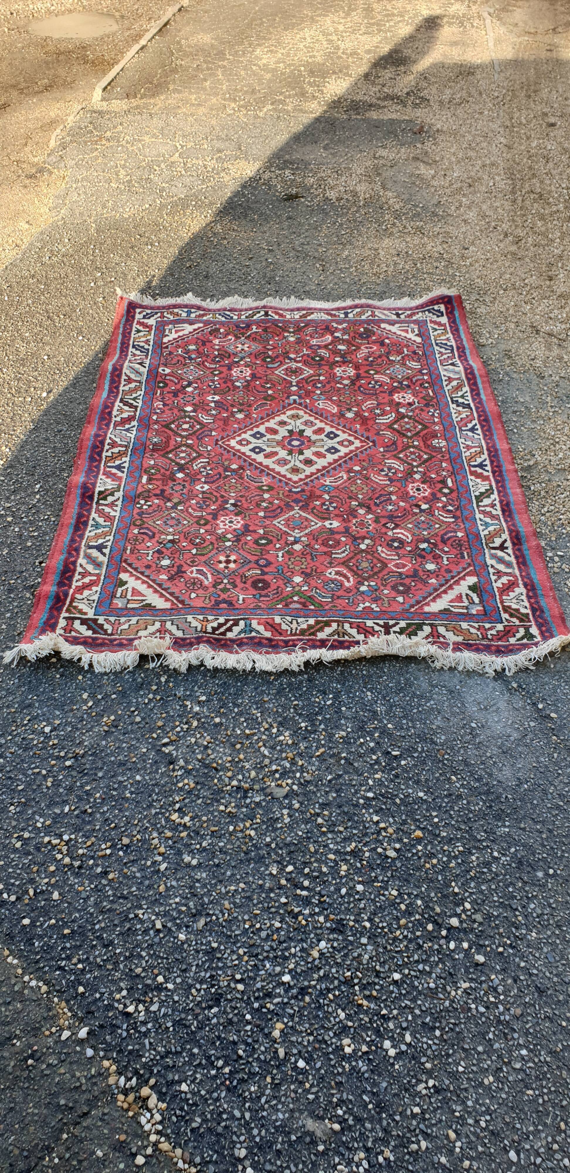 Oriental carpet wool entirely handmade