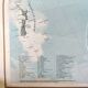 Map planisphere the vintage world 127x81cm 70s