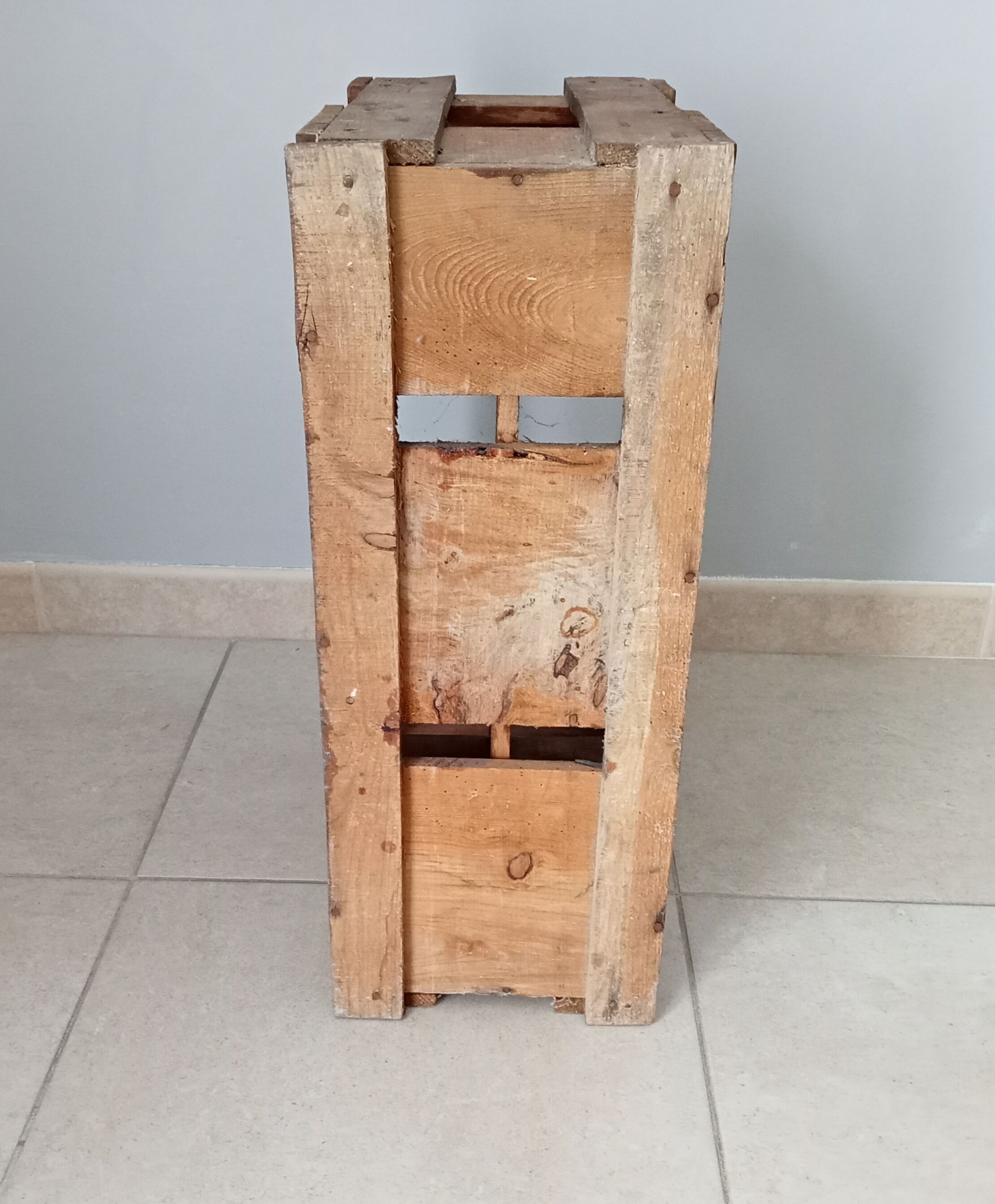 Old bottle rack