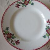 Plat à gâteau pied douche Sarreguemines