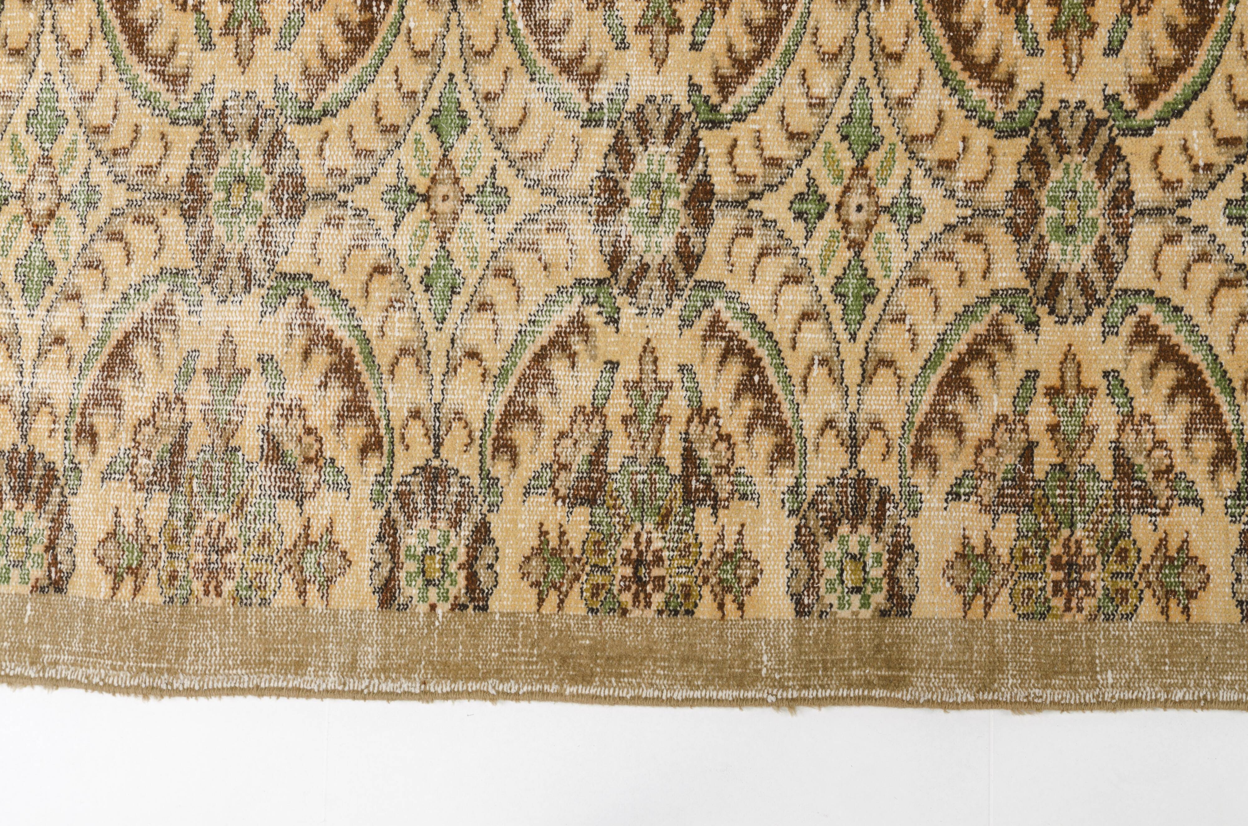 Vintage Floor Handmade Turkish Rug sku1062