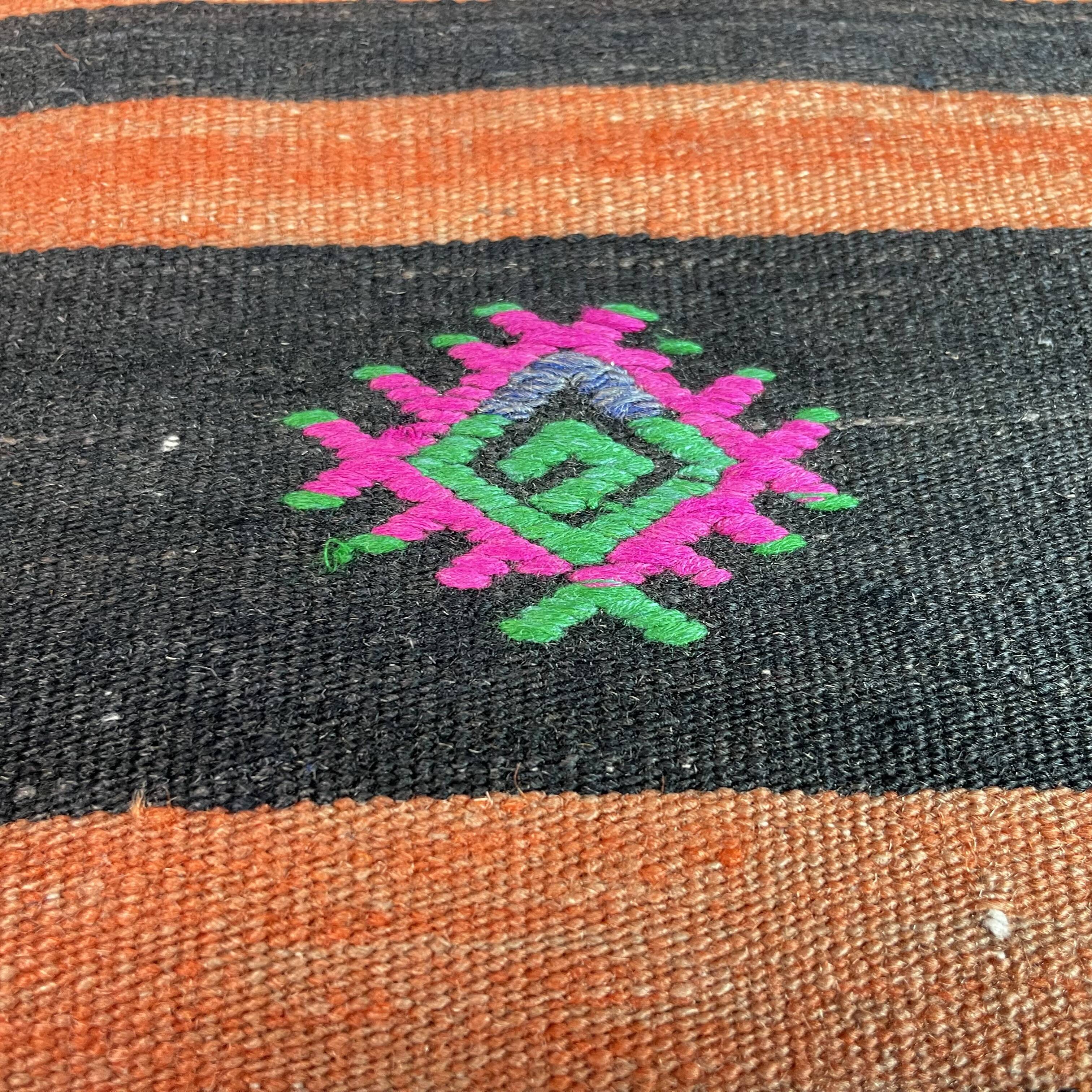 Vintage turkish handmade cushion cover , 30 x 50 cm