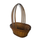 Panier triple anse osier vannerie